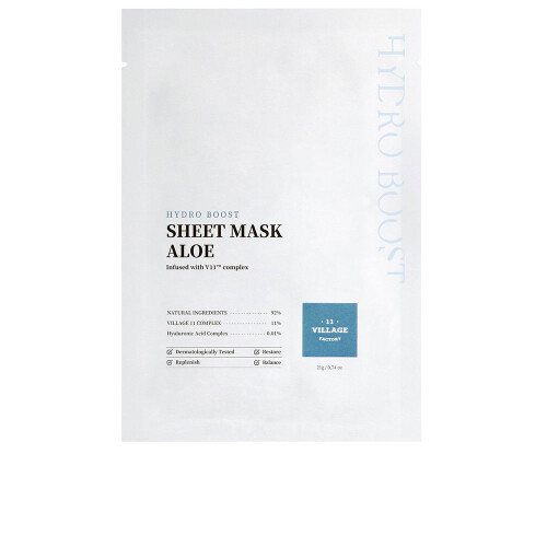 VILLAGE 11 HYDRO BOOST aloe sheet mask 21 gr