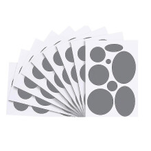 (Gray) 10 Pcs Down Jacket Repair Patch Multicolor Waterproof No Ironing Practical Emergency Supplies Spot Patches For Tent Clothing Black -t