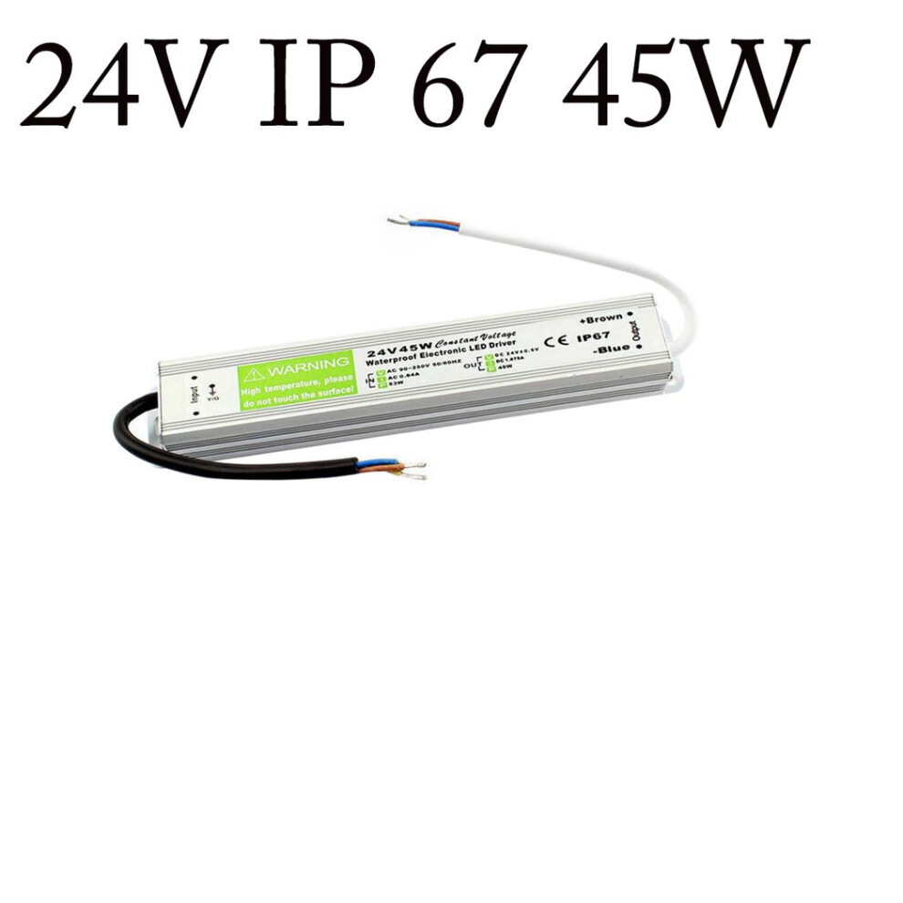 Dc24v Ip67 45W Waterproof Led Driver Power Supply Transformer~3302 5056756329150