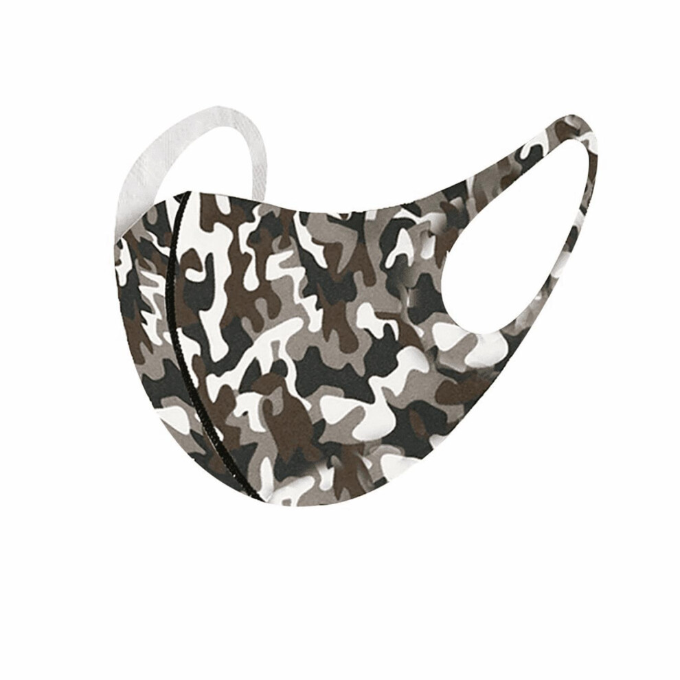 Termin8 Brown Camoflage Resuable And Washable Face Mask X 1 Mask