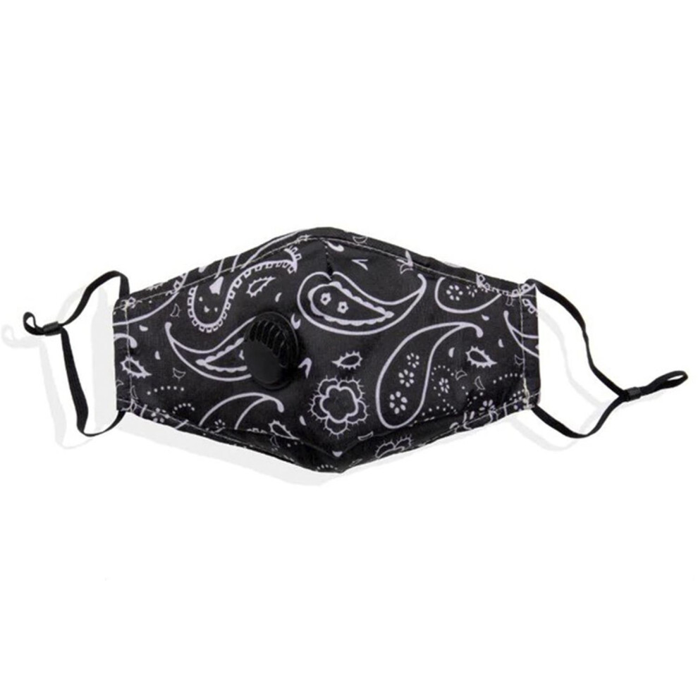 Facemask-Adults-Paisley-Valve-Black 5056184029448