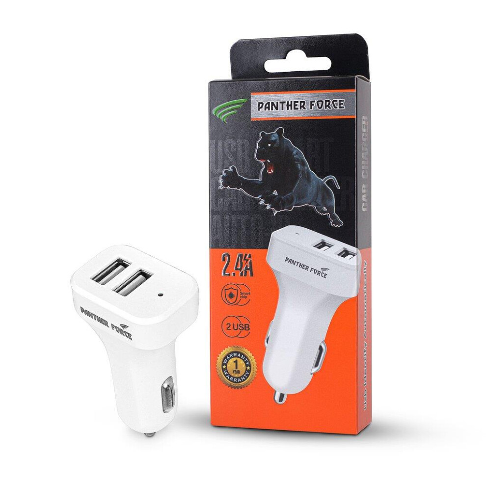 Panther Force 2 Usb Car Charger 2.4A 5060764190282