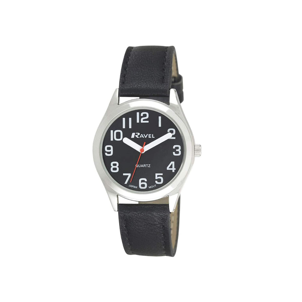 Ravel Womens Classic Strap Watch R0125.03.2 Black