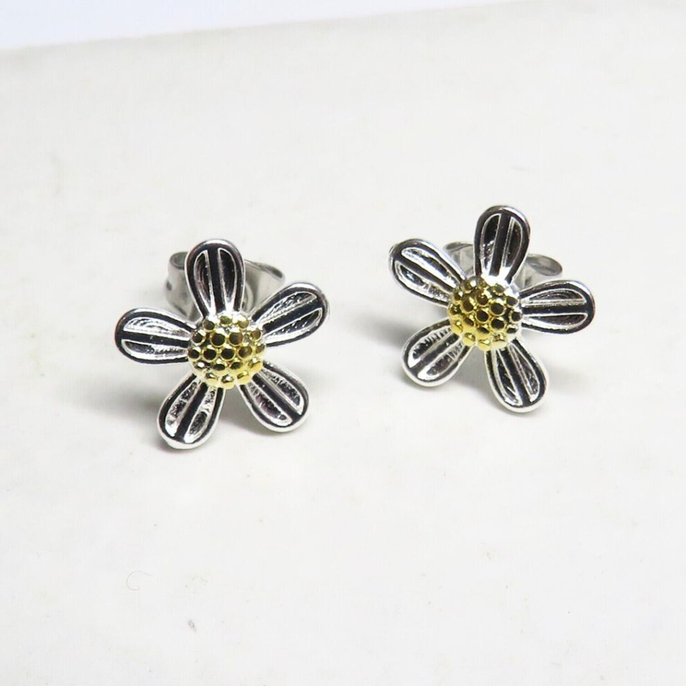 Silver Daisy Stud Earrings-image-OPC-PFX5HZR-NEW