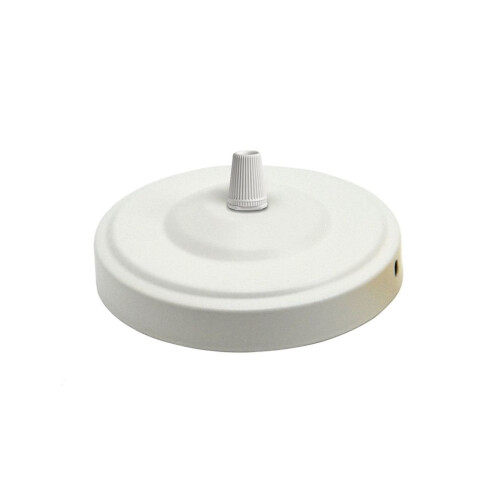 White Ceiling Rose 108mm Diameter Vintage Light Fitting~1465