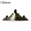 140mm Single Outlet Drop Metal Front Fitting Ceiling Rose~1452 1