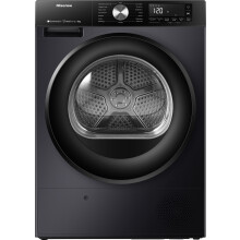 Hisense 3S Series DH3S802BB3 Wi-Fi Connected 8kg Heat Pump Tumble Dryer Black, A+++ Rated