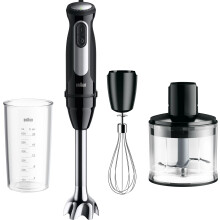 Braun MultiQuick 5 MQ55236M Hand Blender - 1000W Power, 25 Speed Settings - Black