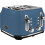Rangemaster Classic RMCL4S201SB 4-Slice Toaster  Stone Blue 1