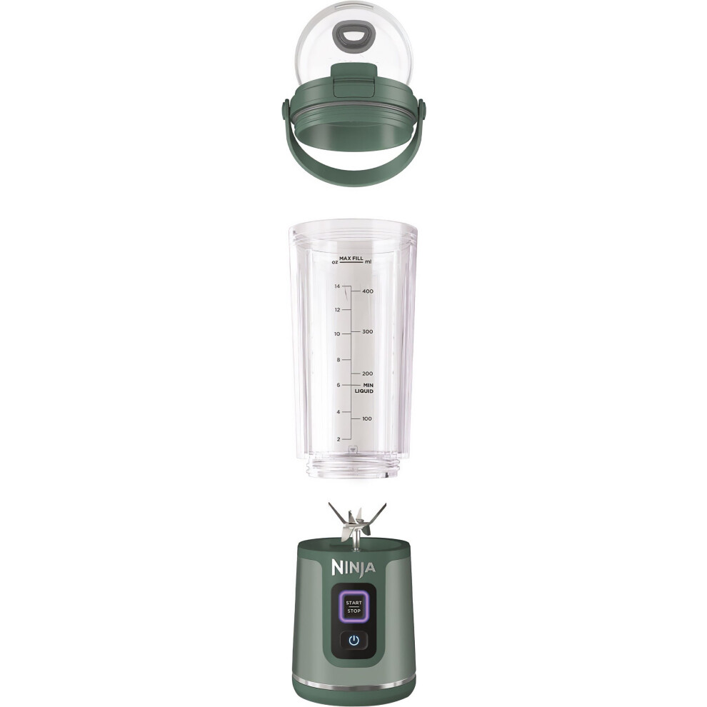 Ninja Blast BC151UKEM Portable Blender - Forest Green
