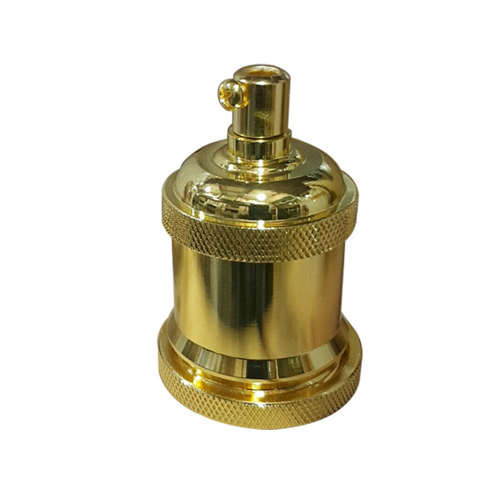 French Gold E27 Metal Lamp/Bulb Holder Ideal For Vintage Edison Filament Bulbs Antique Metal~2928 5056756362249