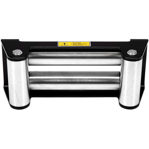 WINCHMAX WINCHMAX Large Roller Fairlead, Black. Heavy Duty Zinc Plated Rollers. 1