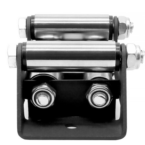 WINCHMAX WINCHMAX Roller Fairlead, Small, Military Grade Matt Black. Stainless Steel Rollers. 2