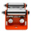 WINCHMAX WINCHMAX Roller Fairlead, Small, Orange. Zinc Plated Rollers. 6