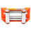 WINCHMAX WINCHMAX Roller Fairlead, Small, Orange. Zinc Plated Rollers. 2