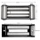 WINCHMAX WINCHMAX Large Roller Fairlead, Black. Heavy Duty Zinc Plated Rollers. 5