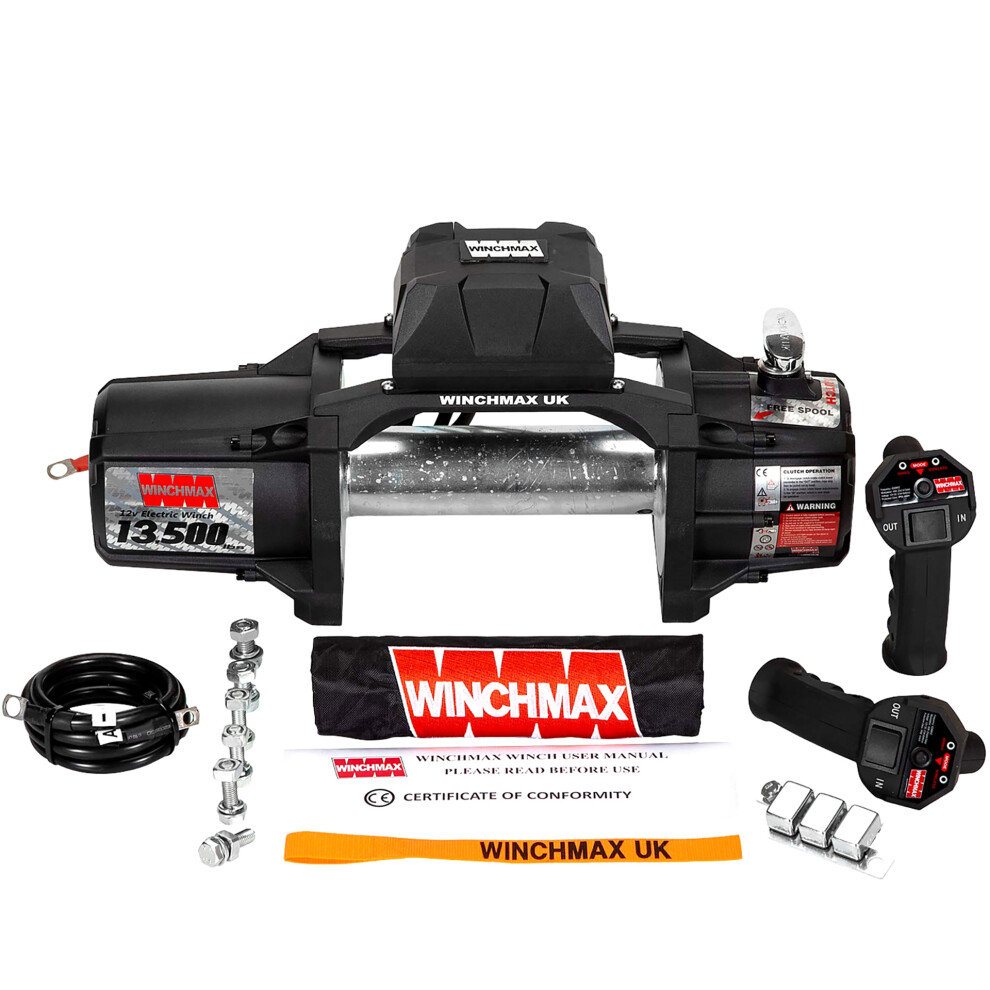 13,500lb 'SL'  Military Grade 12V Winch. No Rope, No Fairlead.