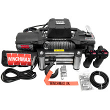 13,500lb 'SL'  Military Grade 12V Winch. 26m x 9.5mm Steel Rope.