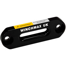 WINCHMAX Aluminium Hawse Fairlead. Black with Laser Etched Logo. Small