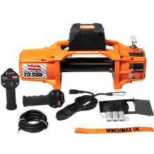 WINCHMAX 13,500lb (6,123kg) 'SL Series' Original Orange 12v Electric Winch. No Rope, No Fairlead.
