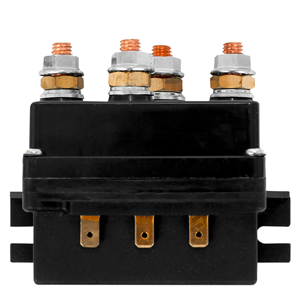 Winchmax 24V Winch Solenoid Heavy Duty Upgrade. Spade Terminal Side Connections.