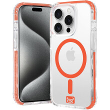 OX Grip iPhone 15 Pro Case Magsafe Magnetic Shockproof Hard Phone Cover - Robin Red