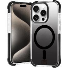 OX Armour iPhone 15 Pro Max Case Magsafe Magnetic Shockproof Phone Cover - Eclipse Black