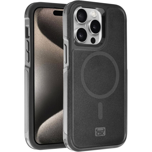 OX OX Defender CASE Cover for 15 Pro Max Drop Protection Case - Black