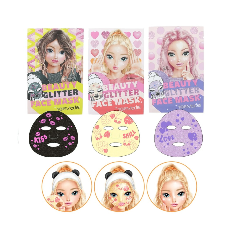 Depesche Topmodel Beauty Glitter Face Mask Beauty And Me