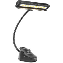 Professional Musician Super Bright 19 Led Music Stand Light, Clip On Orchestra Piano Lights, 9 Levels Dimmable Rechargeable