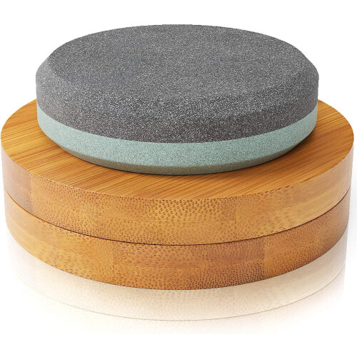 Puck/disk - Axe/hatchet Large Sharpening Stone- Whetstone Blade