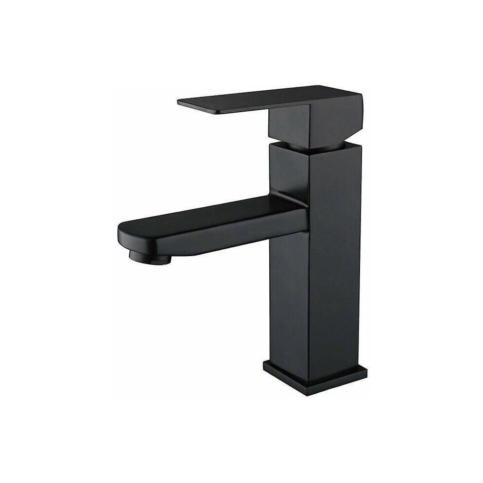 Washbasin Mixer 304 Stainless Steel Black Washbasin Faucet Hot And Cold Adjustable 9372166488482