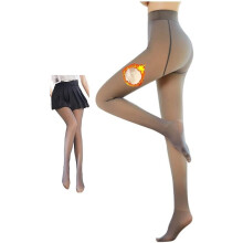 (L) Women's Winter Thermal Tights For Women Fleece Stockings Trousers Leggings Xs-xxl