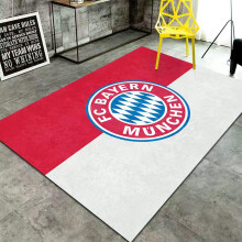 (Bayern) Vintage Square Carpets Soft Non Slip High Water Absorption Rug For Study Room