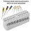 Dental Endo Block Files Measuring Tools Endodontic Ruler Test Board (grey) 5