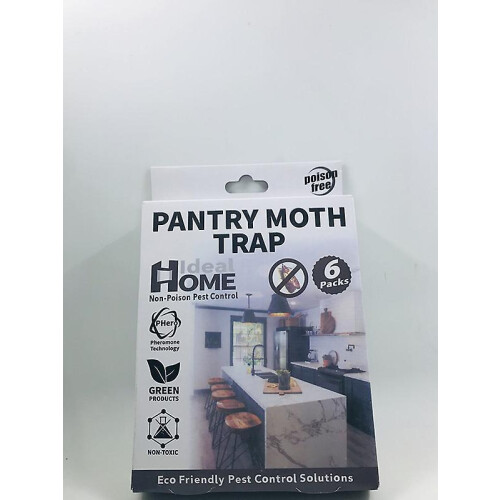 Pantry Moth Traps, 6-pack Pheromone Traps For Kitchens, Non-toxic