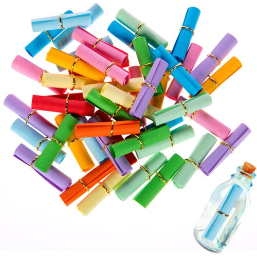 Pack Of 150 Blank Tombolas - Colorful Notes For Labeling
