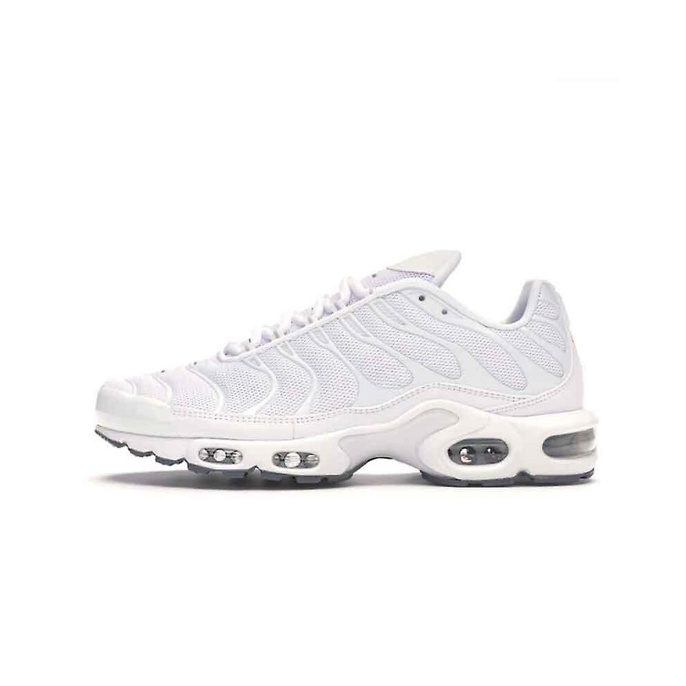 (white, 44) Men Casual Tn Sneakers Air Cushion Running Shoes Outdoor Breathable Sports Shoes Fashion Athletic Shoes Compatible Men