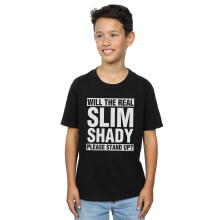 (Black, 7-8 Years) Eminem Boys Real Slim Shady T-Shirt