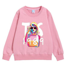 (pink, 5-6 years old) 5-10years Kids Boys Girls Taylor Swift 1989 Sweatshirt Print Long Sleeve Crewneck Casual Loose Pullover Tops Fans Gifts