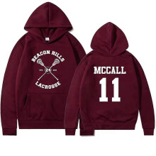 (4, L(60-68)kg) Teen Wolf Hoodie Beacon Hills Stilinski 24 Lahey McCall Pullover Tv Show Hooded Sweatshirt Hooded Hip Hop Hoodies Streetwear Top