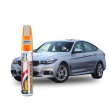 (Silver Grey) Car Stcratch Repair Waterproof Non-toxic Permanent Clear Auto Scratch Remover Pen Touch Up Remover Tools Car Accessories