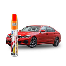(Red) Car Stcratch Repair Waterproof Non-toxic Permanent Clear Auto Scratch Remover Pen Touch Up Remover Tools Car Accessories