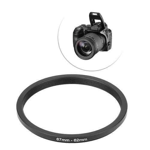 67mm To 62mm Metal Step Down Rings Lens Adapter Filter Camera Tool Accessory New 2