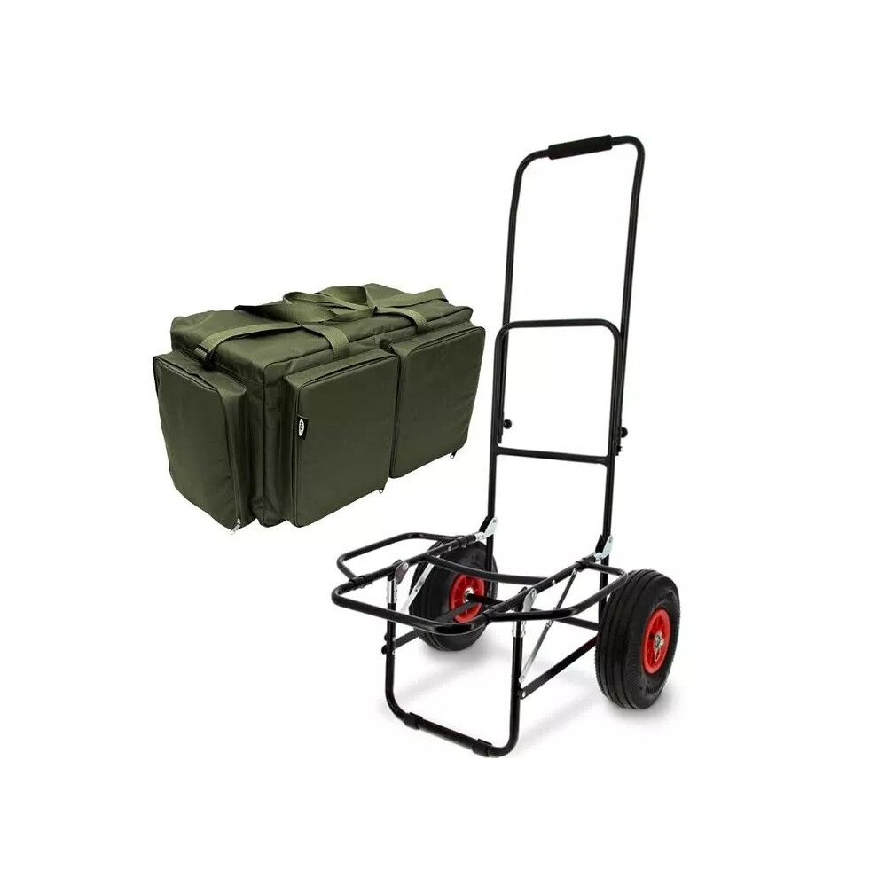 NGT QUICKFISH Trolley - Light Weight Quick Folding Plus Large Carryall Bag