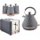 Tower Tower Cavaletto Grey Kettle, 2 Slice Toaster & Canisters Kitchen Set 1