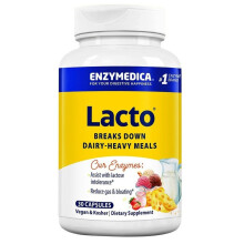 Enzymedica Lacto Capsules 30's | Lactose Digestion & Digestive Support