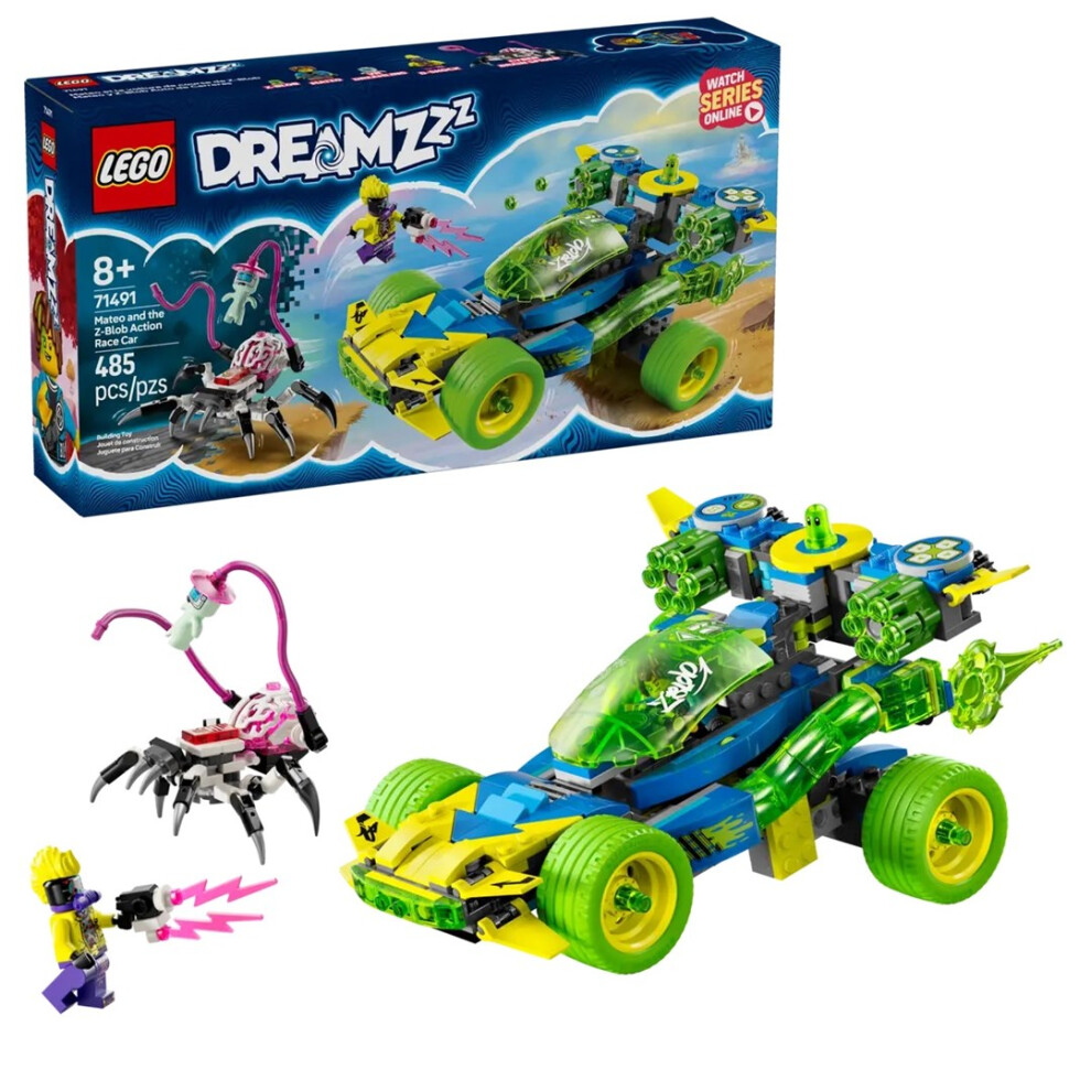Lego Dreamzzz 71491 Mateo And The Z-Blob Action Race Car - Building Set