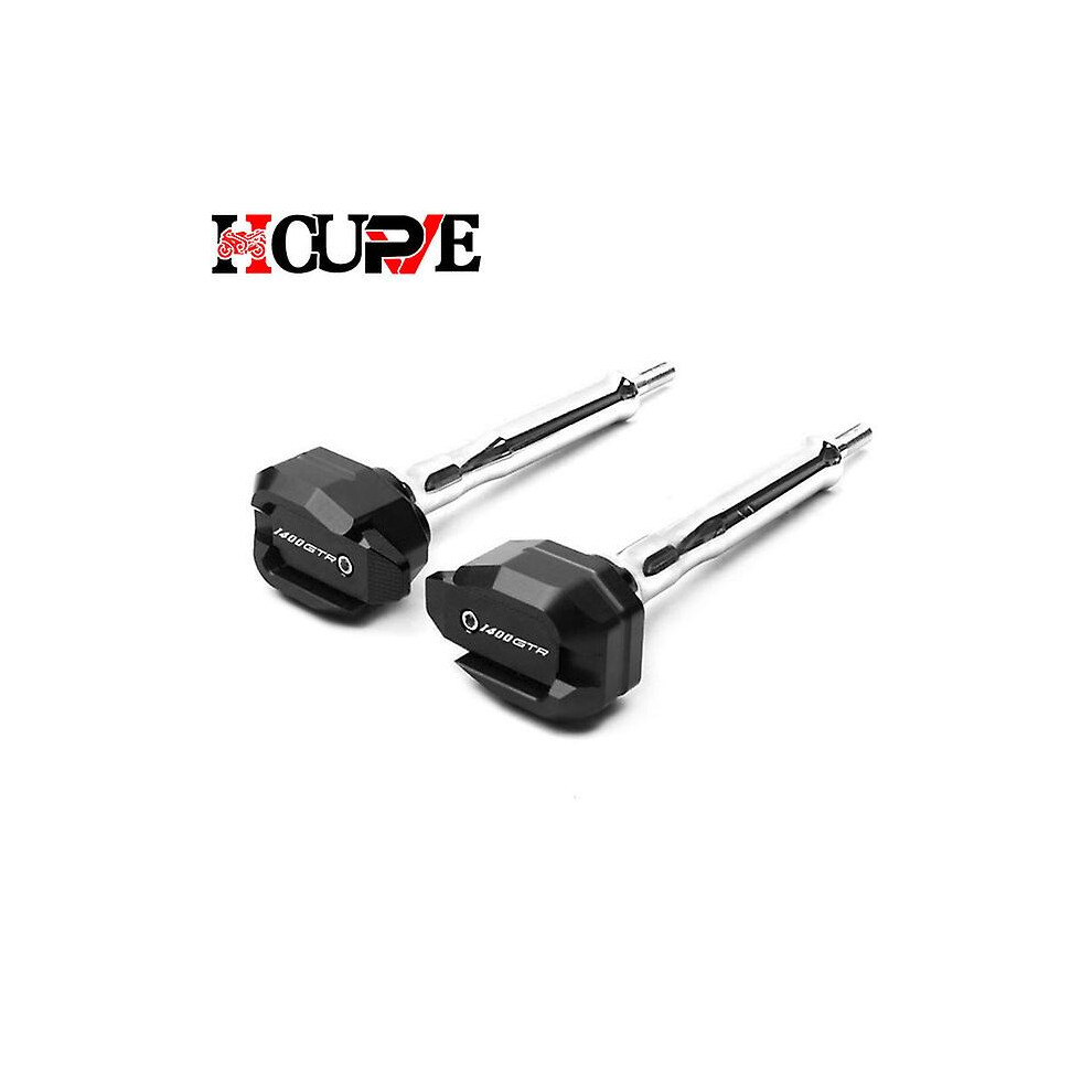 (Gtr1400 ) Cnc Falling Protection Frame Slider Fairing Guard Crash Protector For Kawasaki Gtr1400 Gtr 1400 Zx-14R Zx14r Ninja1400 Zzr1400 Black 8994440047232