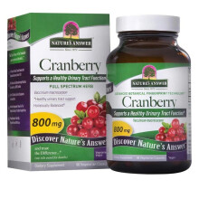 Nature's Answer Cranberry 800mg Vegan Capsules 90's | For Urinary Tract Health & Antioxidant Support